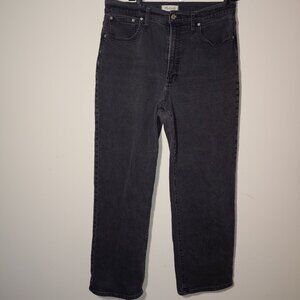 Madewell The Perfect Vintage Wide-Leg Jean Wash Black Size 31
